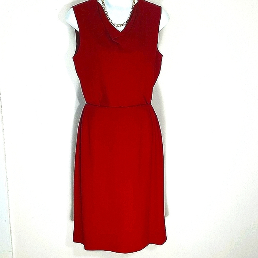 Skirt virgin wool blend & shell silk top 2 piece matching set